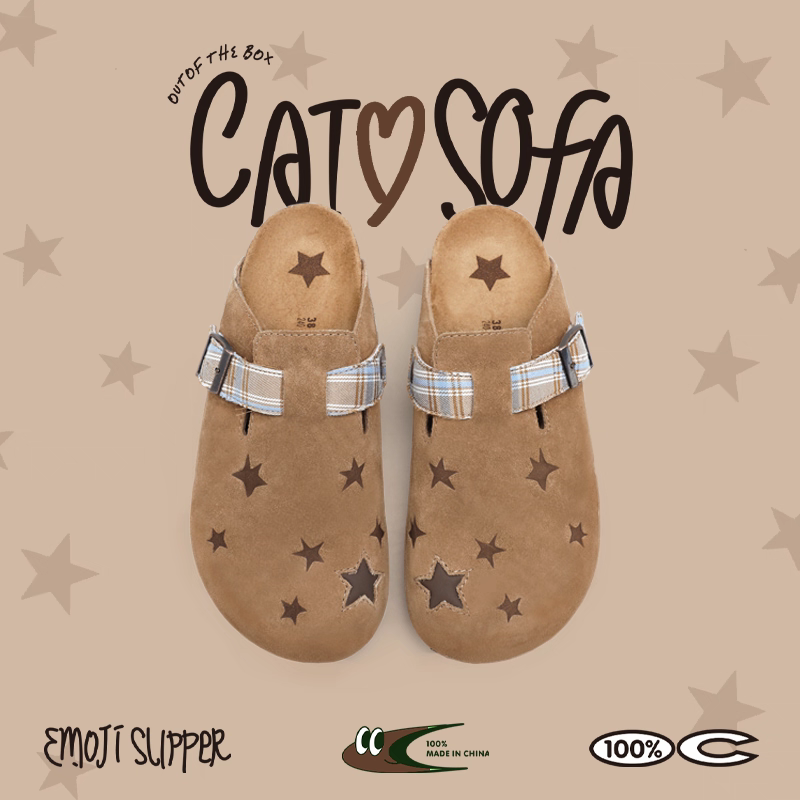 [cn | pre-order] catsofa loafers slip-ons (blue cherry, desert cowboy, pigeon beige, brown stars)