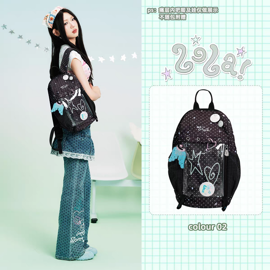 [cn | pre-order] lola design pattern ita backpack