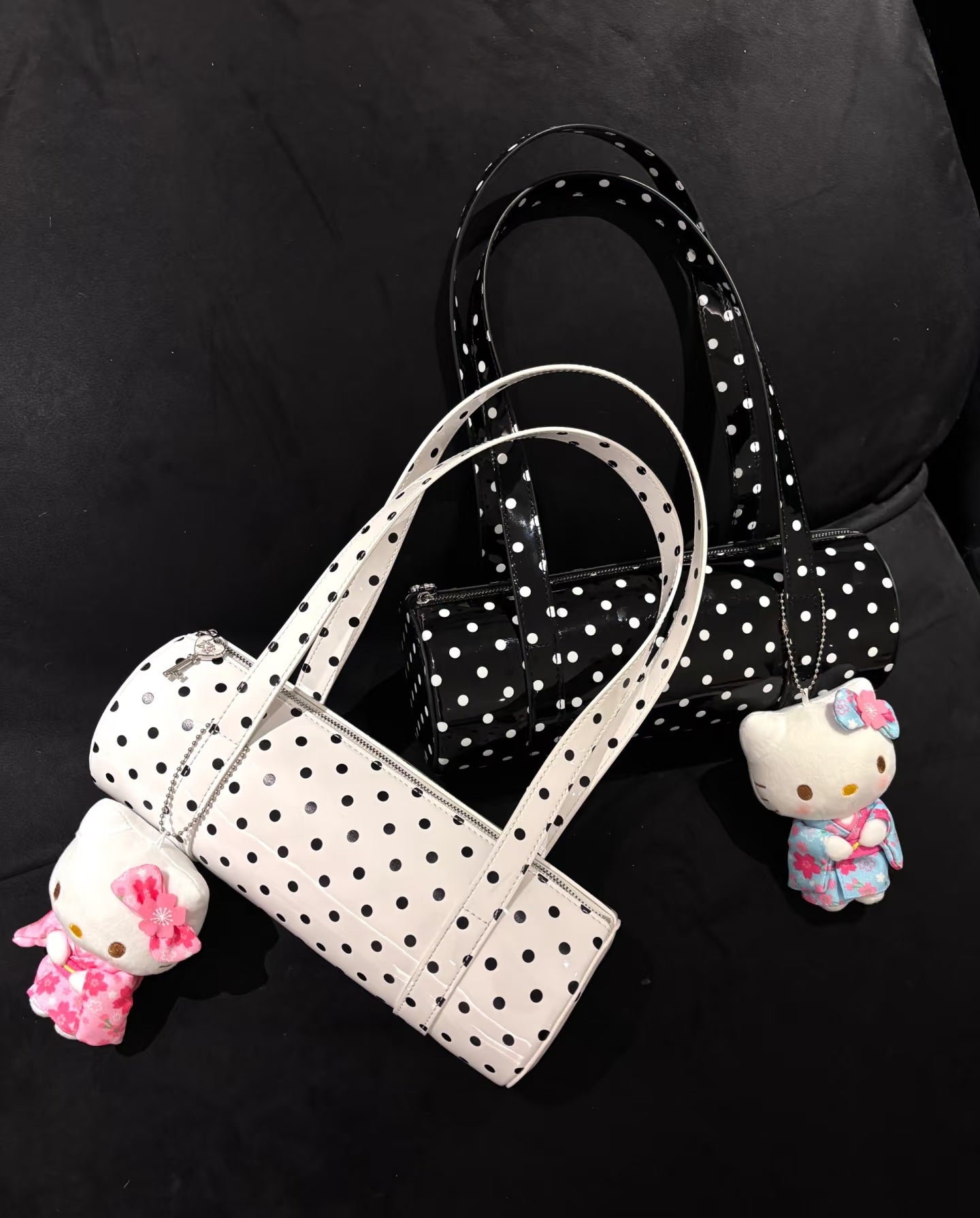 [cn | pre-order] luoluoroom polka dot cake hobo bag (plus)