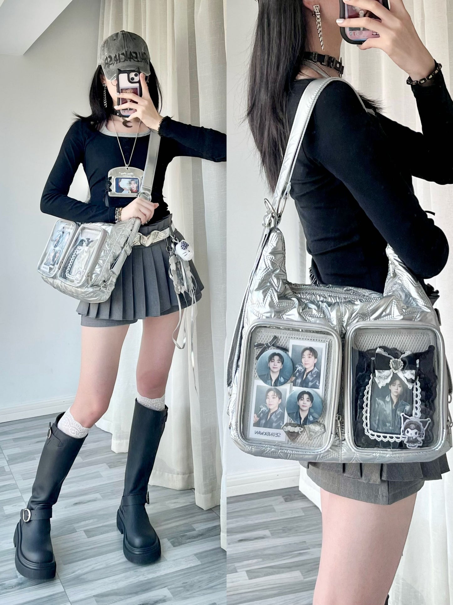 [cn | pre-order] berryq sparkling girl 3 way ita backpack