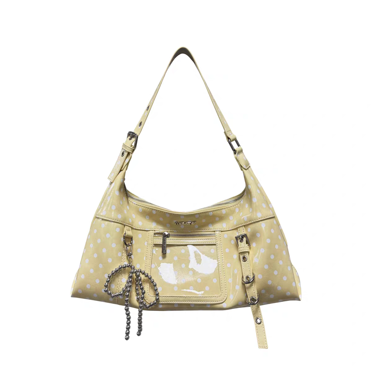 [cn | pre-order] cultivator polka crossbody hobo bag - large