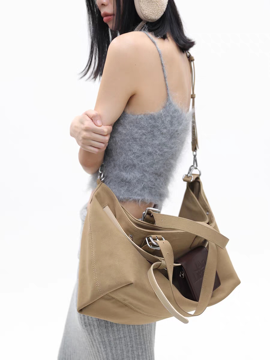 [cn | pre-order] jandress gallini velvet shoulder tote bag - large size