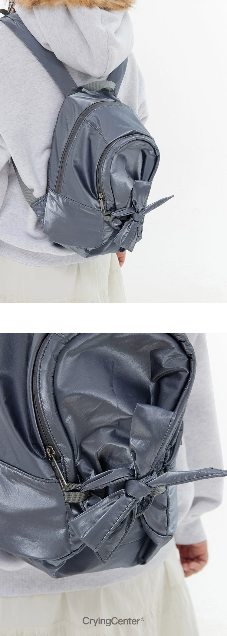 [cn | pre-order] crying center dumpling bow backpack