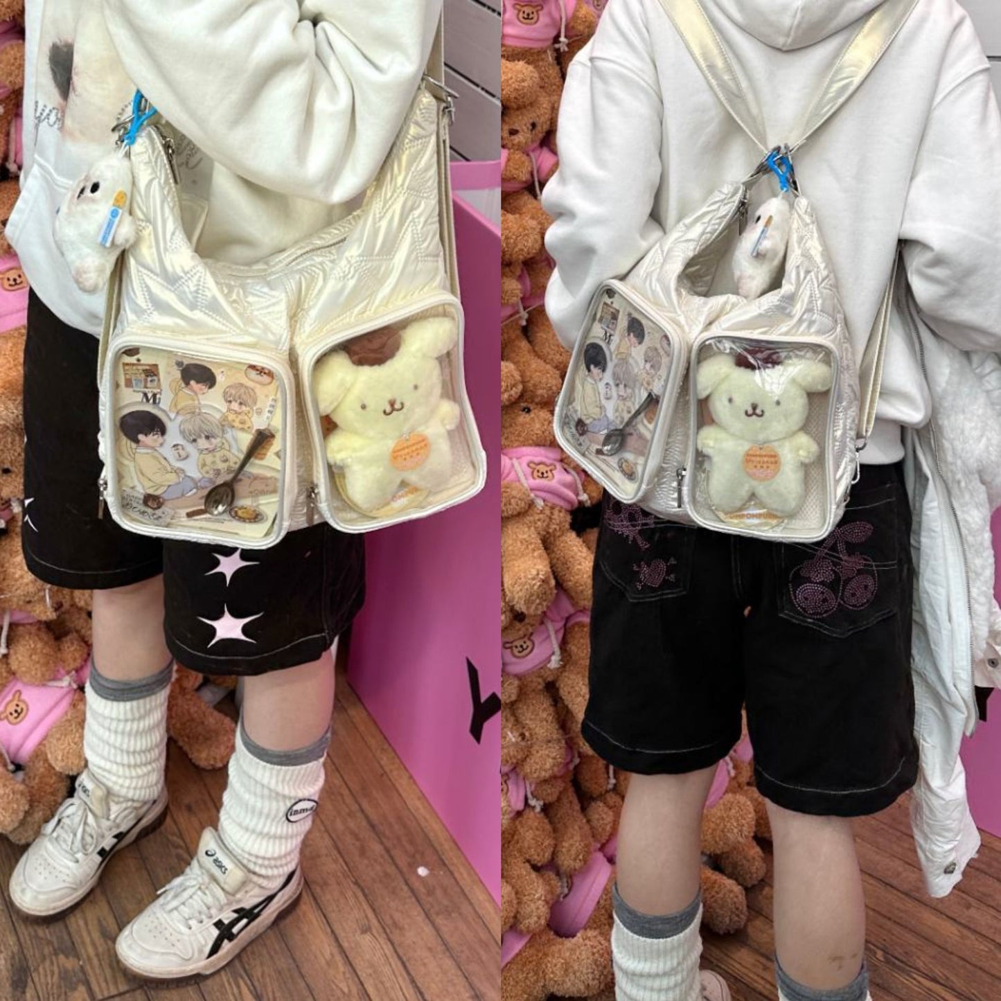 [cn | pre-order] berryq sparkling girl 3 way ita backpack