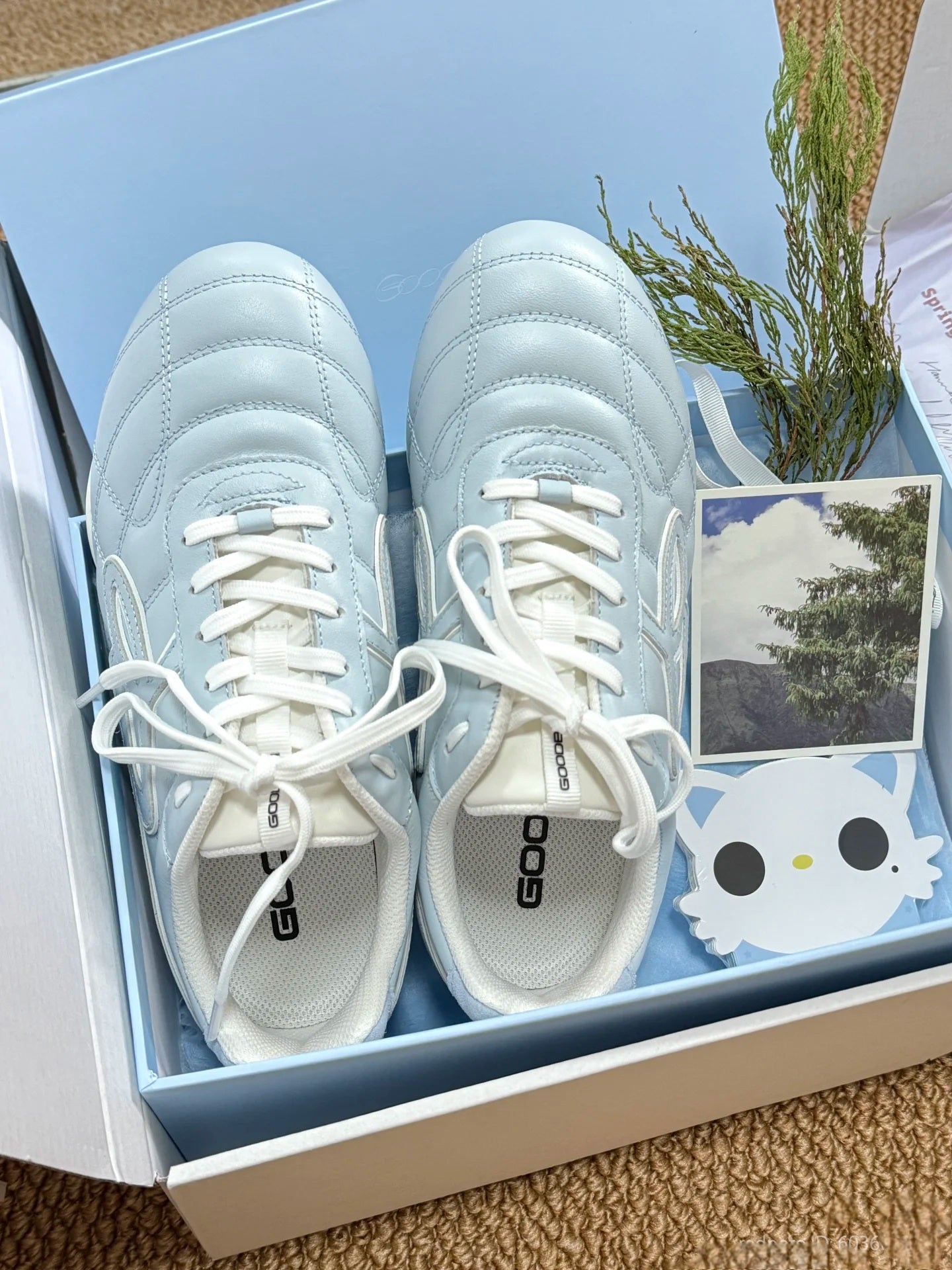 [cn | pre-order] goodbai thin sole lightweight sneakers - pink, blue, suede gray