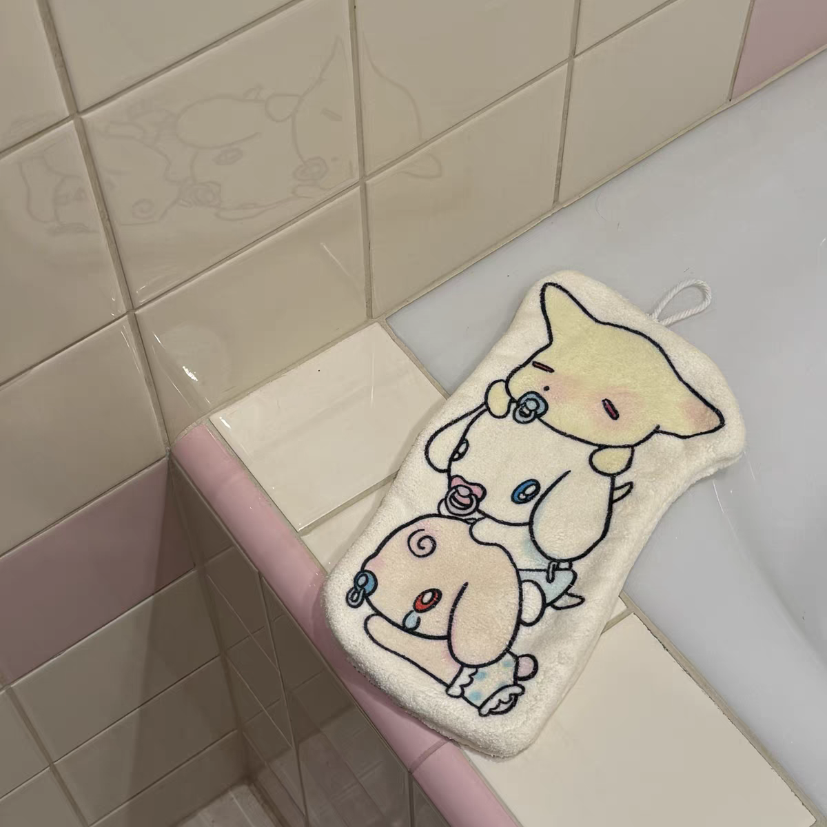 [cn | pre-order] onionion puppy stack hand towel