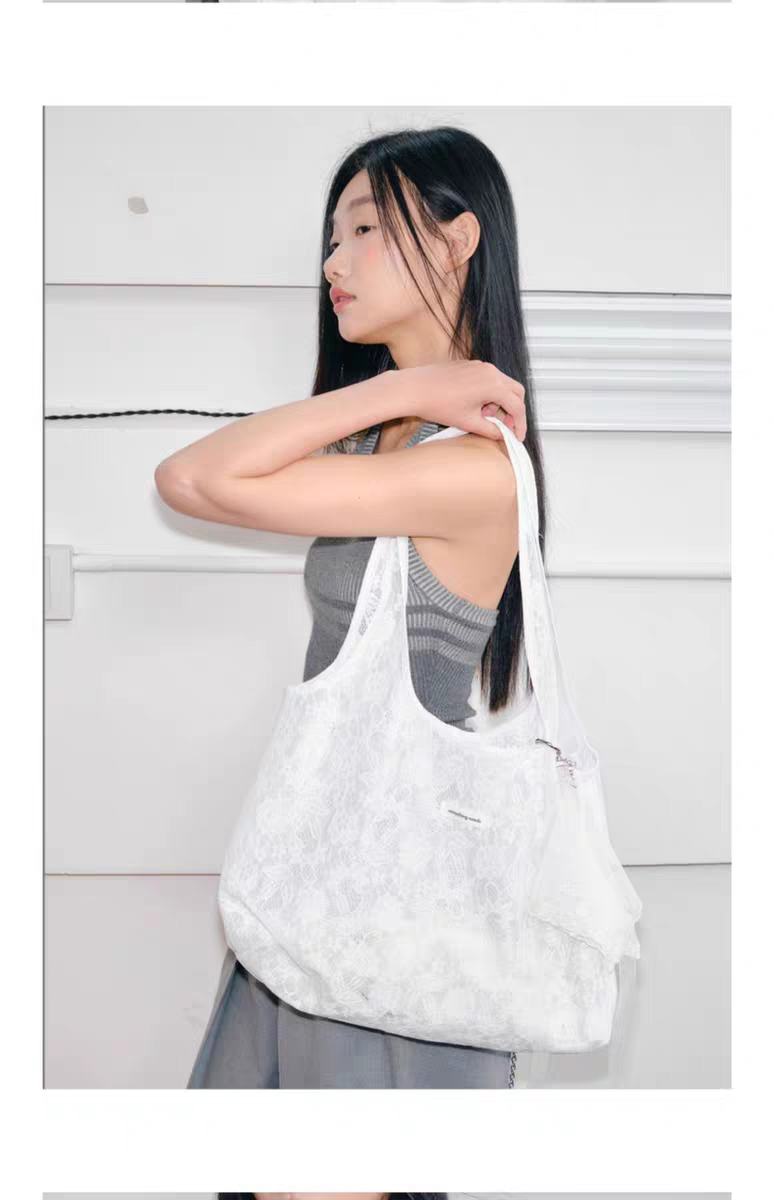 [cn | pre-order] somethingneeds lace tote bag