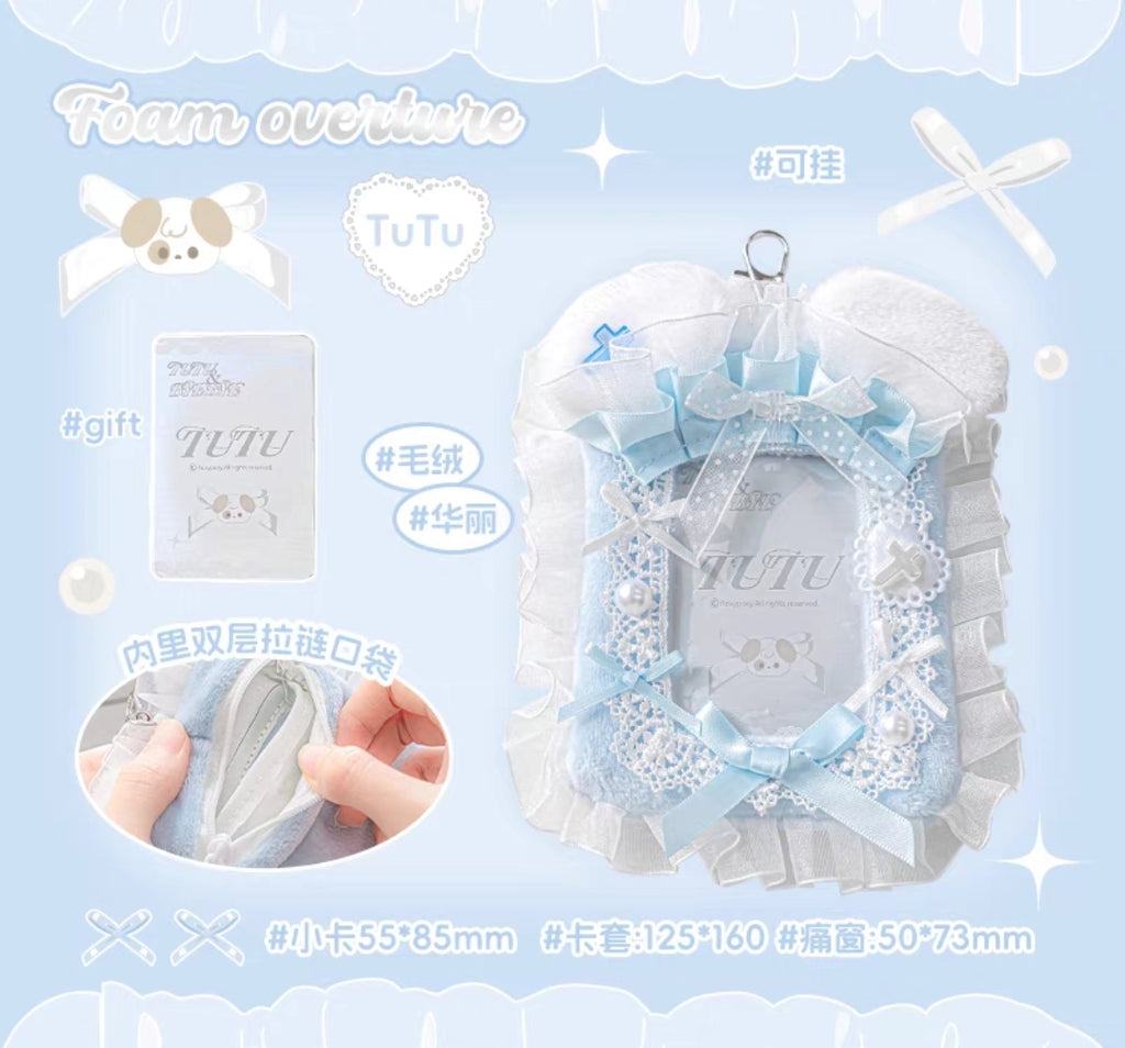 [cn | pre-order] rosyposy puff lace photocard holder