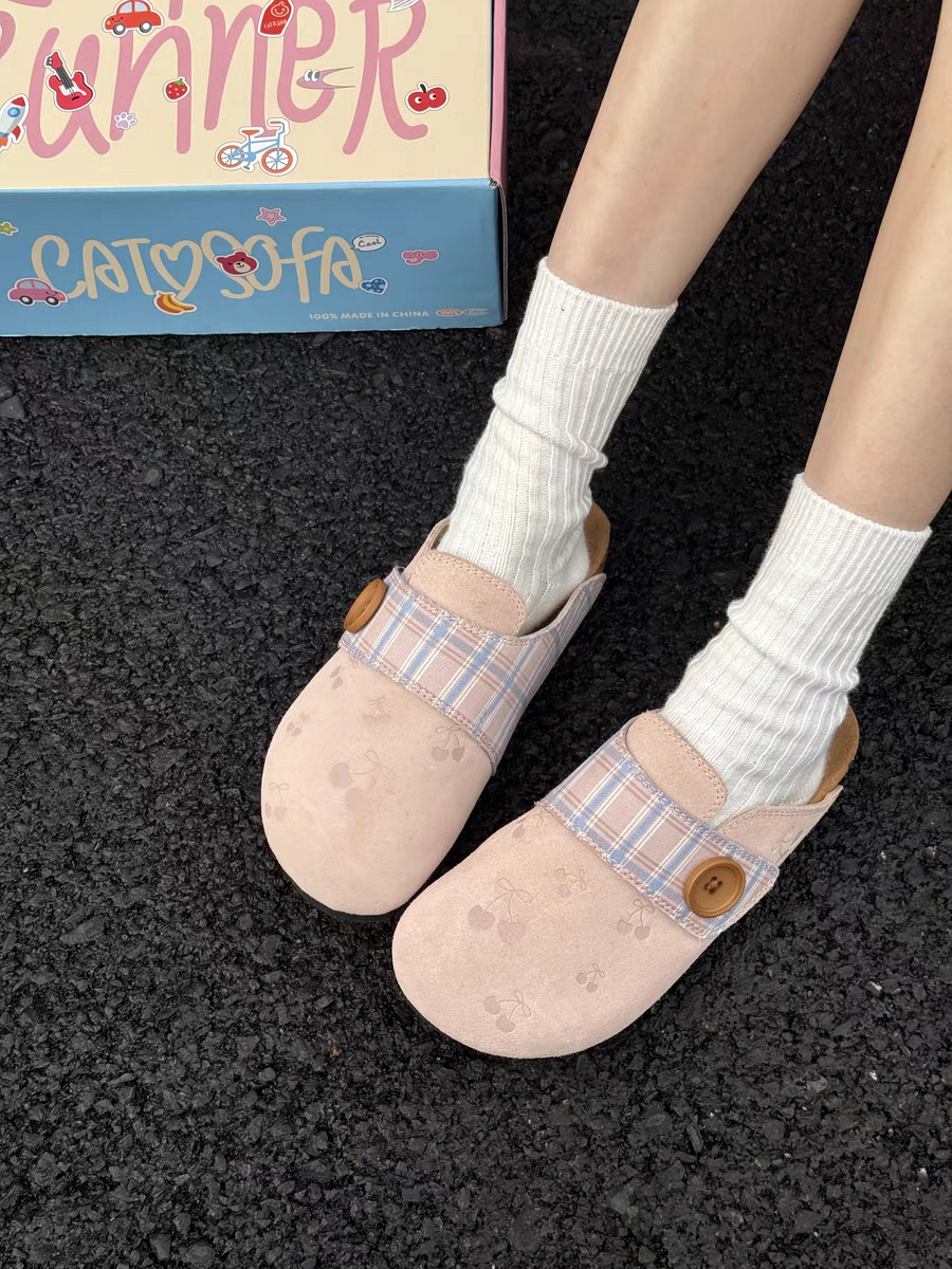 [cn | pre-order] catsofa loafers slip-ons (gray kitty, blue eyes, musical notes purple, pink cherry)