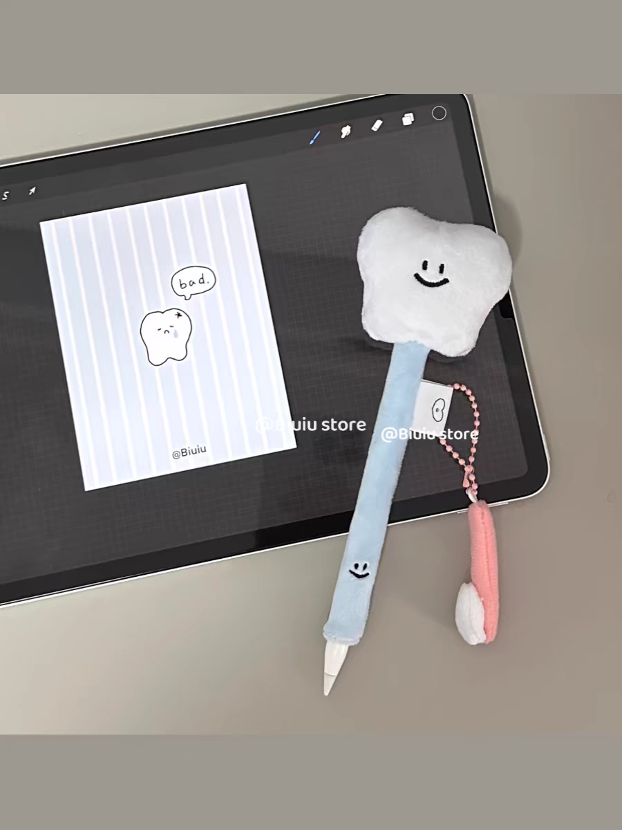 [cn | pre-order] plush apple pencil cover case