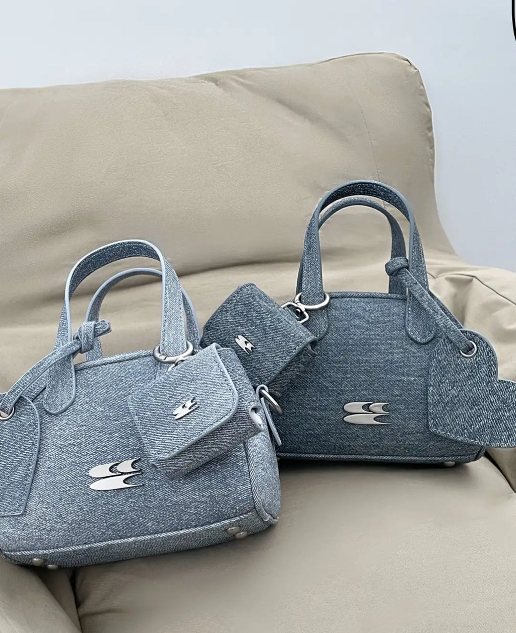 [cn | pre-order] crying center denim edition mini bag