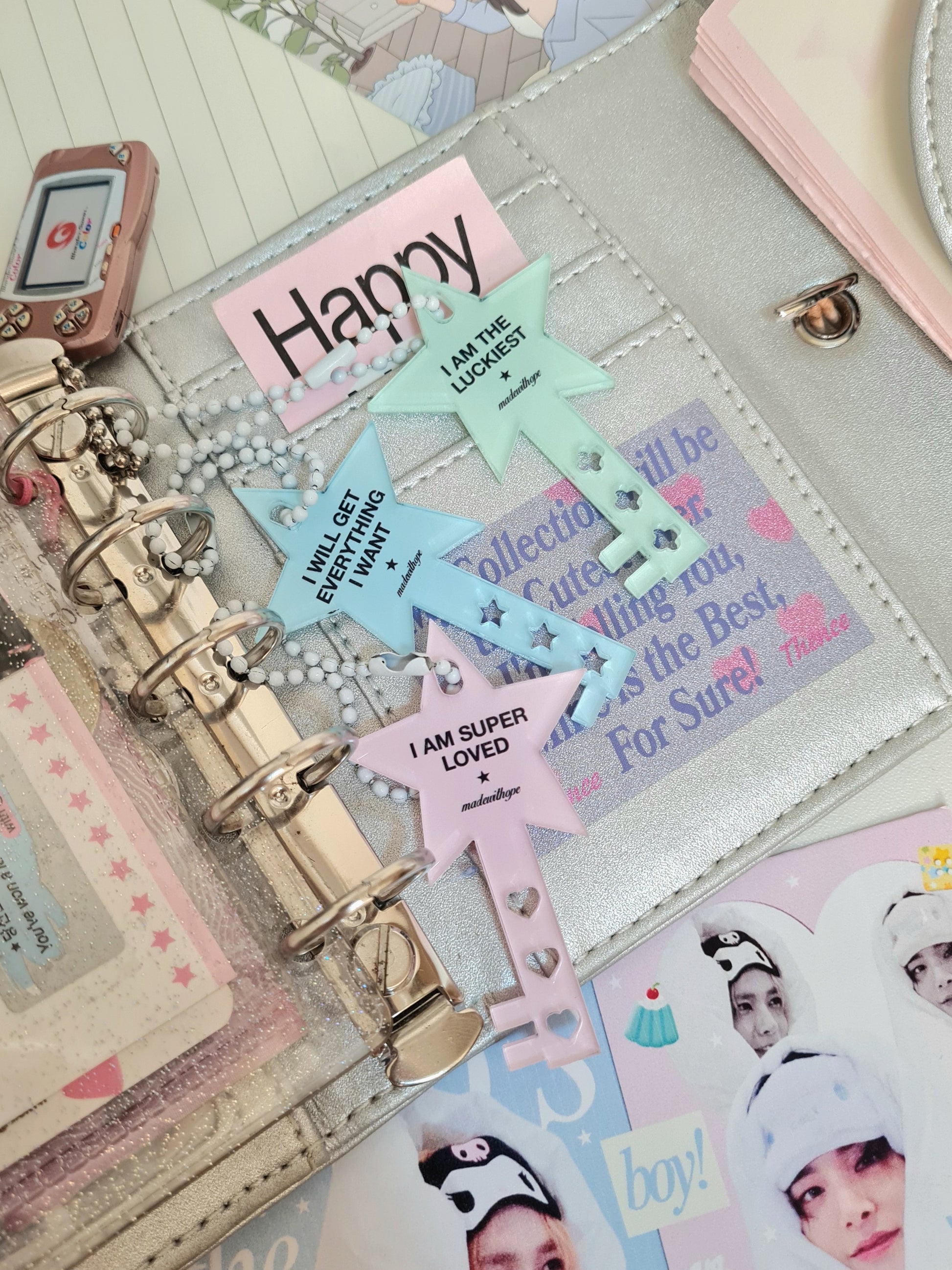 <madewithope> keys of affirmation keyring