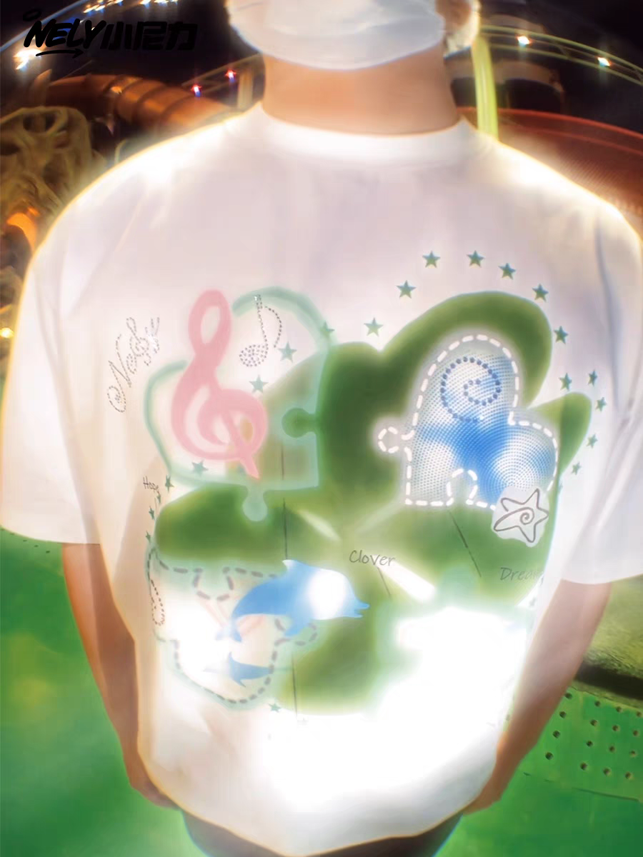 [NELY] four leaf clover lucky shirt