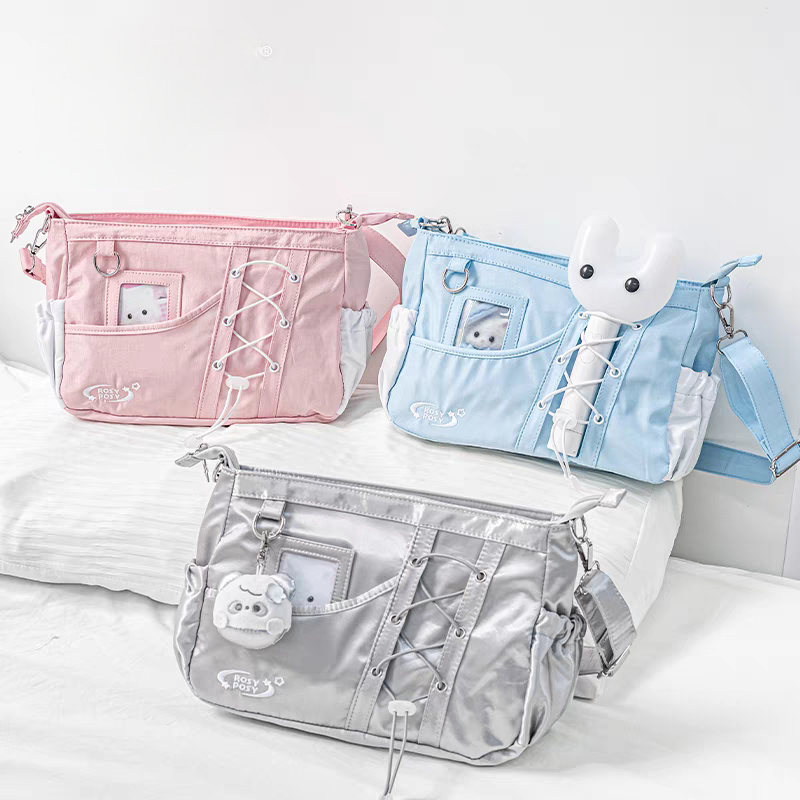 [cn | pre-order] rosyposy ita crossbody bag with photocard and lightstick holder